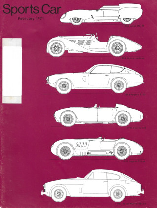 SPORTS CAR 1971 FEB - SKIP BARBER, JOHN TIMANUS, PRINCE EDDIE BABY